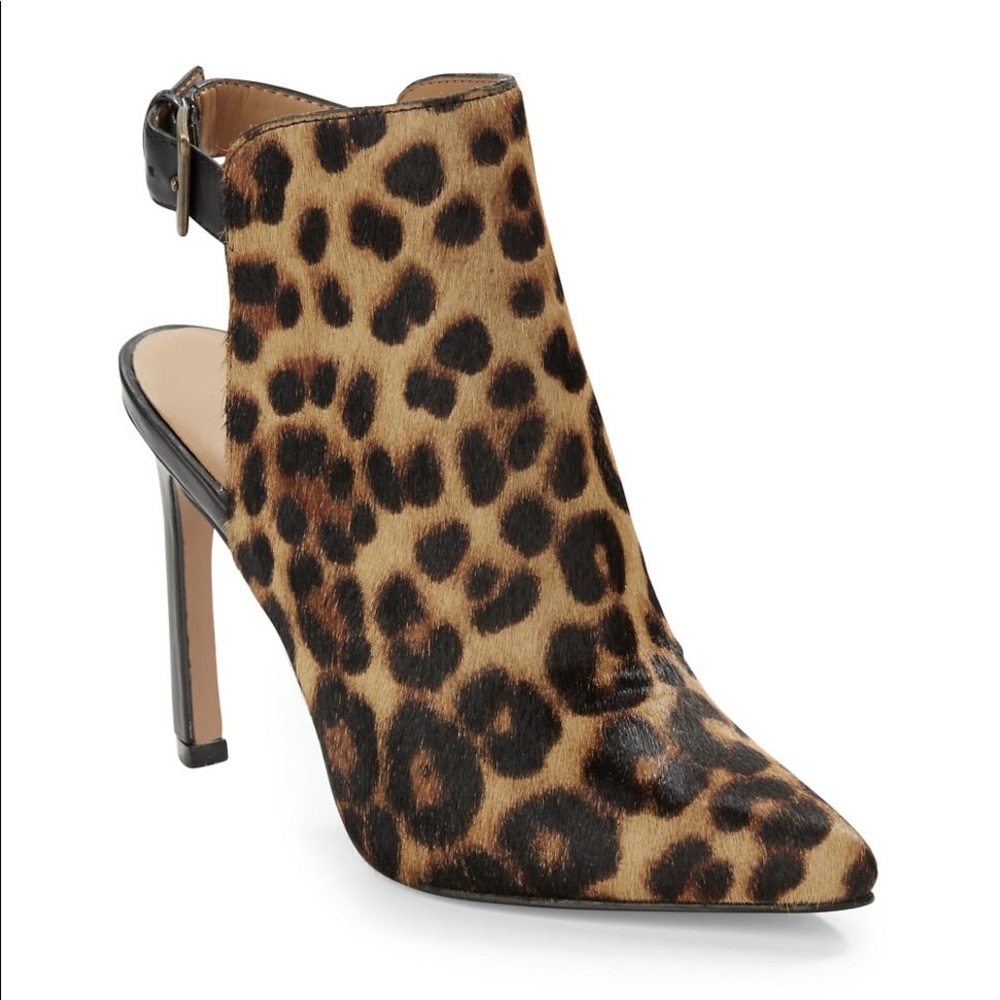 NWOT Leopard Print Calf Hair Booties by Nine West